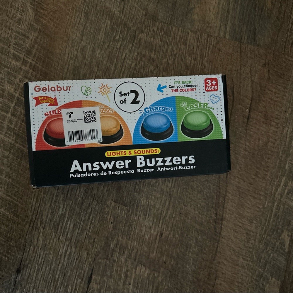 Gelabur Set of 2 Answer Buzzers